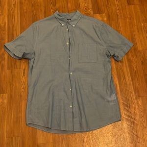 H&M light blue button down shirt